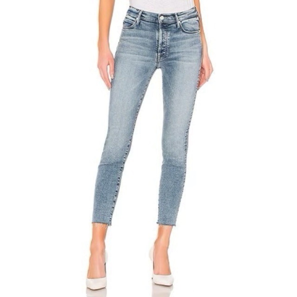 Mother‎ The Stunner Ankle Fray in Whiplash Jeans Size 27 Skinny Jeans